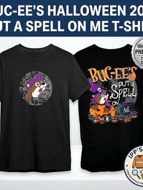 Buc-ee’s Halloween 2025 “Put a Spell on Me” Tee M